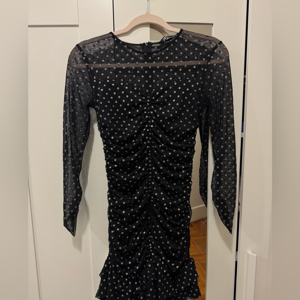 Zara Mini Polka Dot Dress